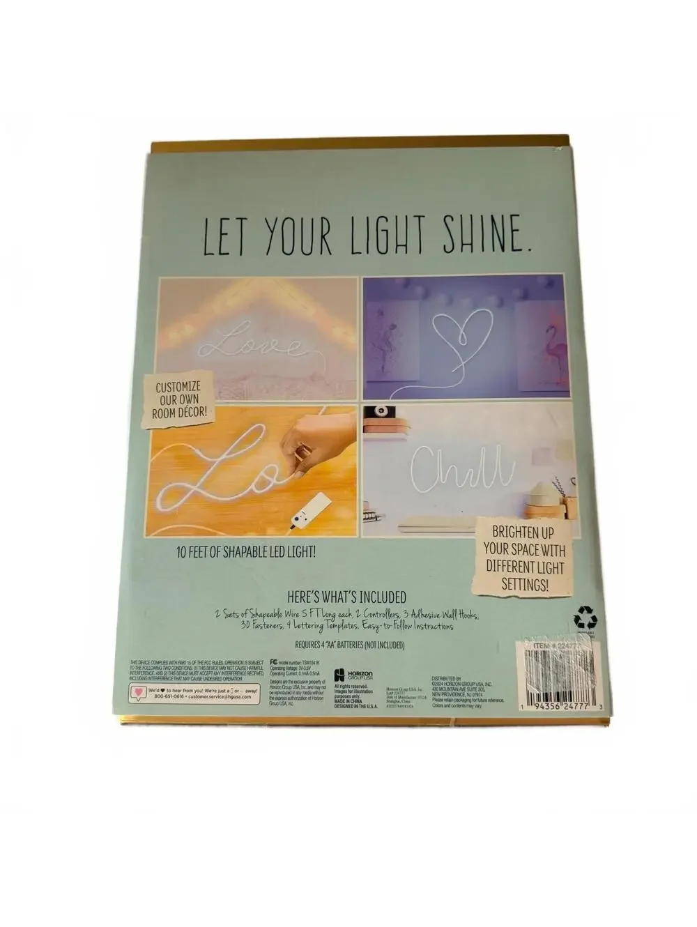 STMT D.I.Y. Neon Light Décor - 10 Feet Shapable LED Light Make Your Our Sign NEW